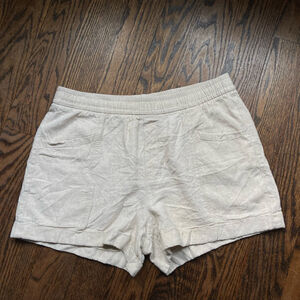 Women's Old Navy HighRise Linen Shorts Size S Beige